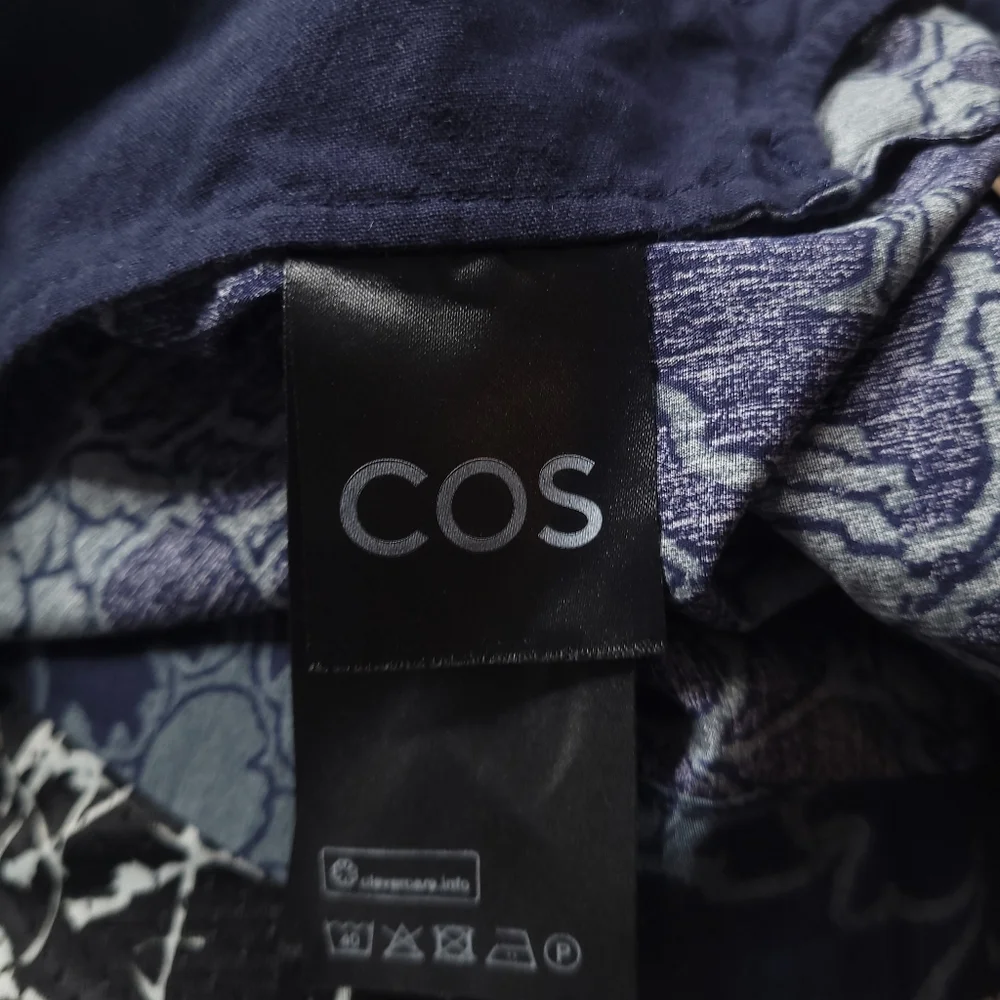 COS US Floral Hawaiian Shirt Relaxed Fit With Pockets 100% Cotton XL - Picture 7 of 10